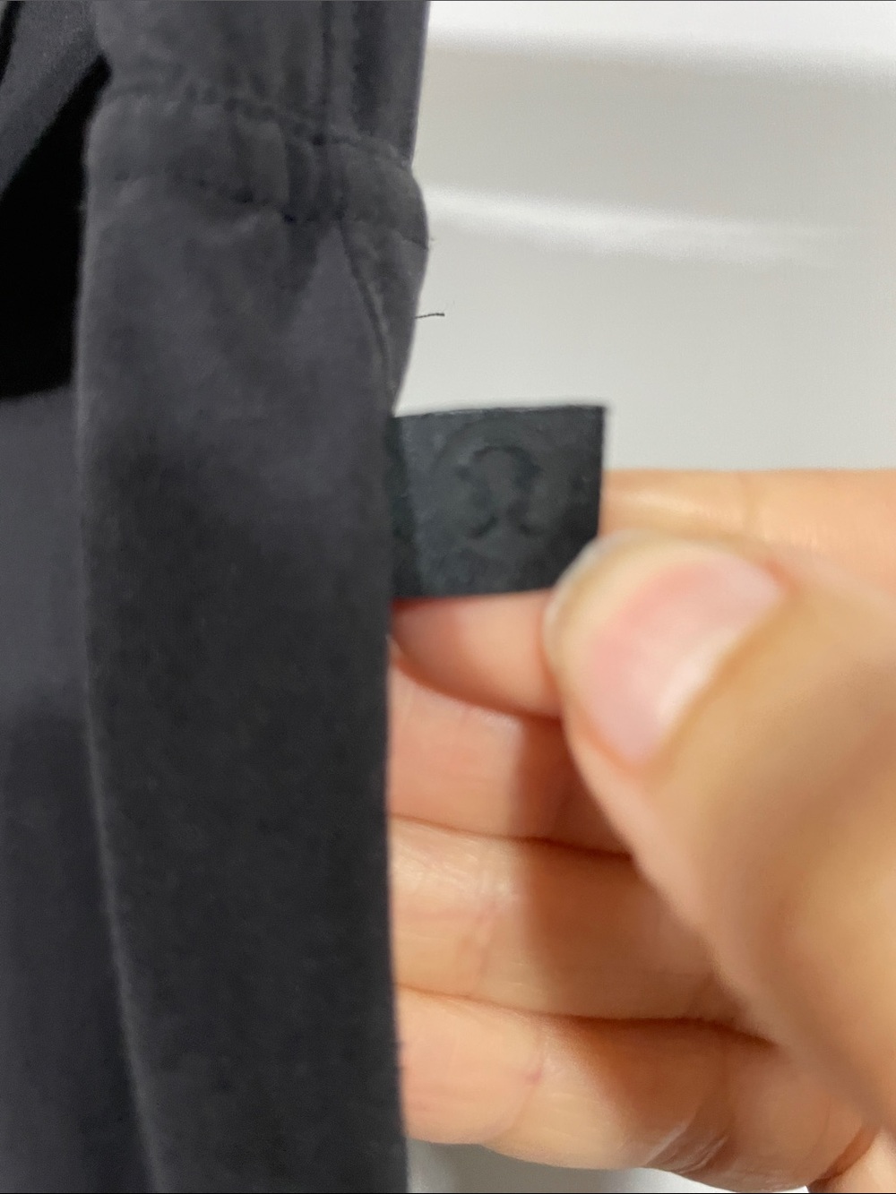 lululemon athletica Black High-Waist Wide-Leg Pants with Tie - Picture 2 of 3